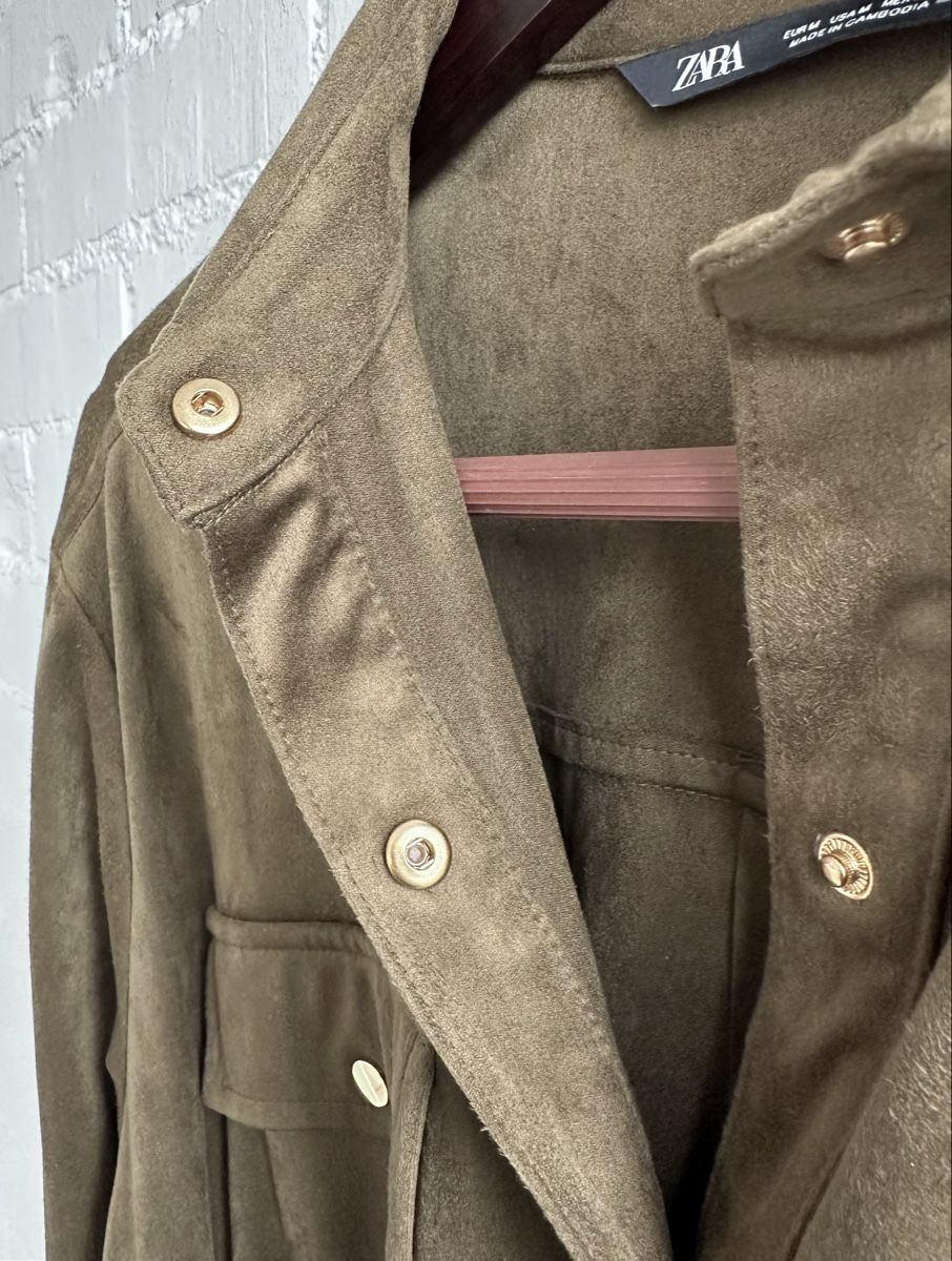 Zara Vestiti: ZARA Hemdkleid mit Gürtel – Grösse M – Usato da Bern venduto da Fraeuleinhonig 2