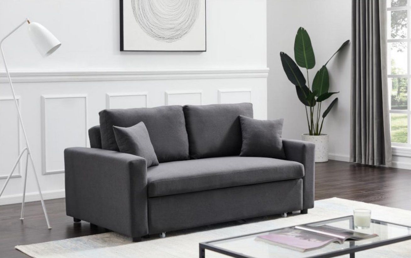 Sofas: 3-Sitzer-Schlafsof - Anthrazit – D'occasion à Horn par anarhamo 3