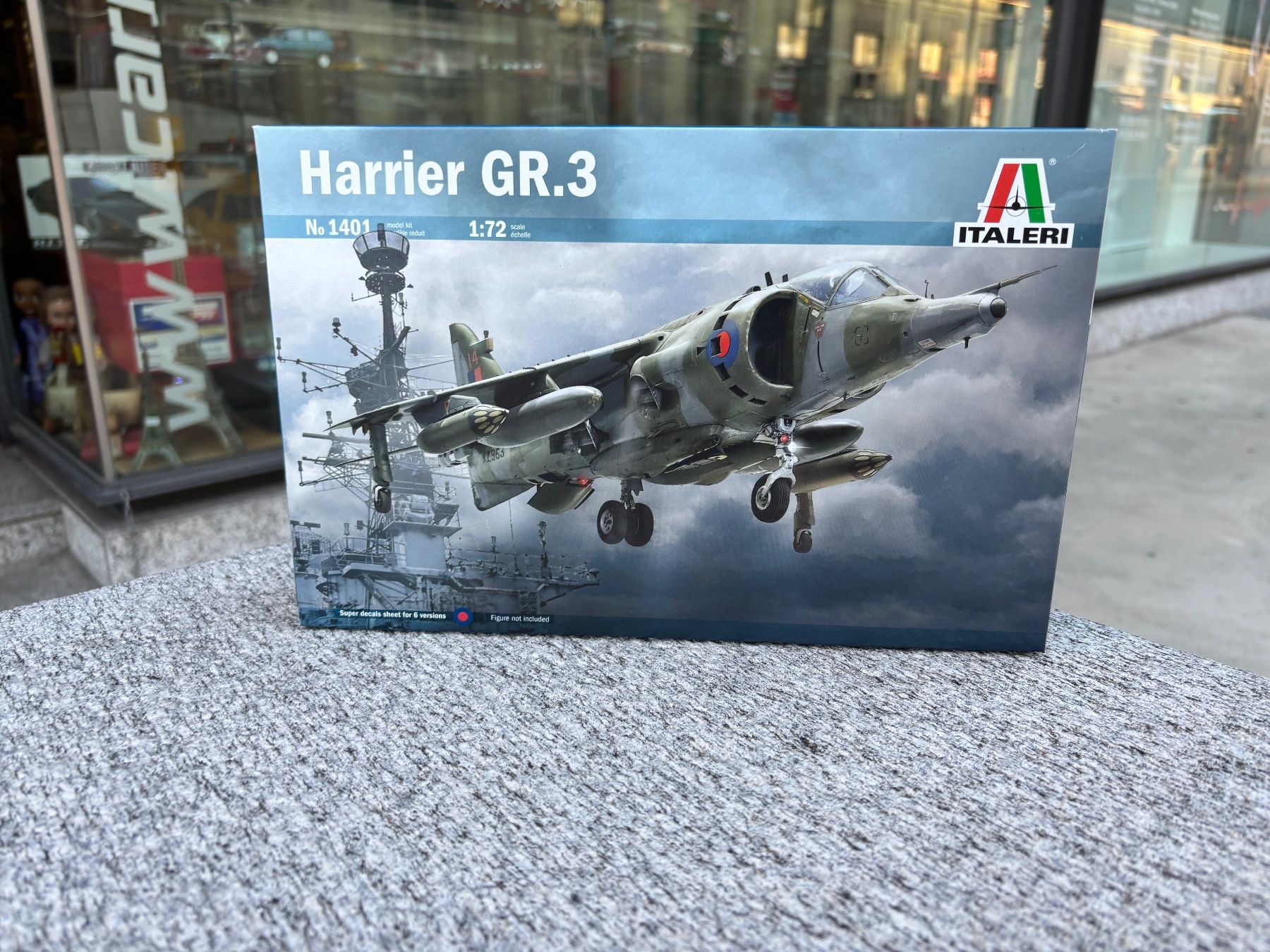 Italeri Kit di modellismo & Modellini statici: Italeri 1:72 Harrier GR.3 1401 Bausatz – Nuovo (secondo la descrizione) da Chiasso venduto da Carrara-Modellismo