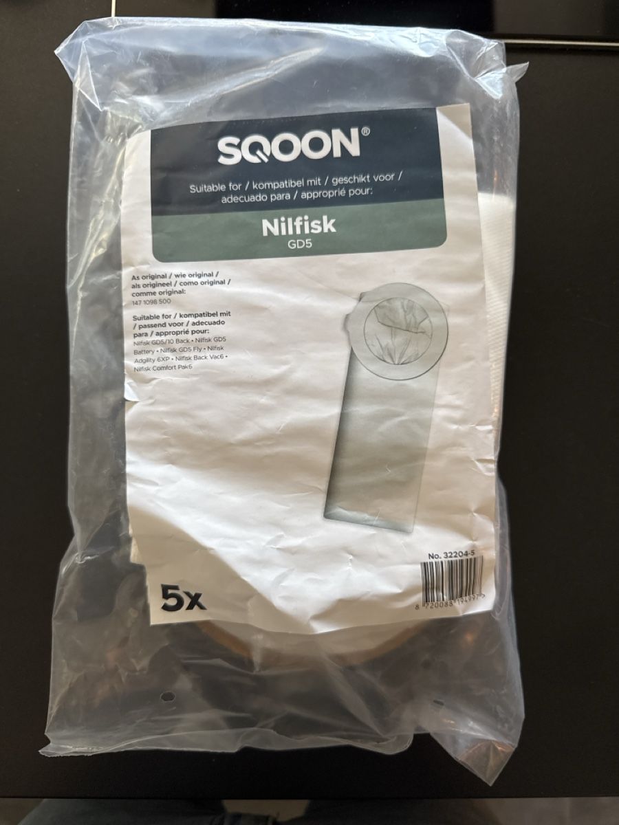 Nilfisk Aspirapolveri & Accessori: 5 x Staubsaugersack Nilfisk GD5 – Nuovo e nell'imballaggio originale da Künten venduto da Spike17