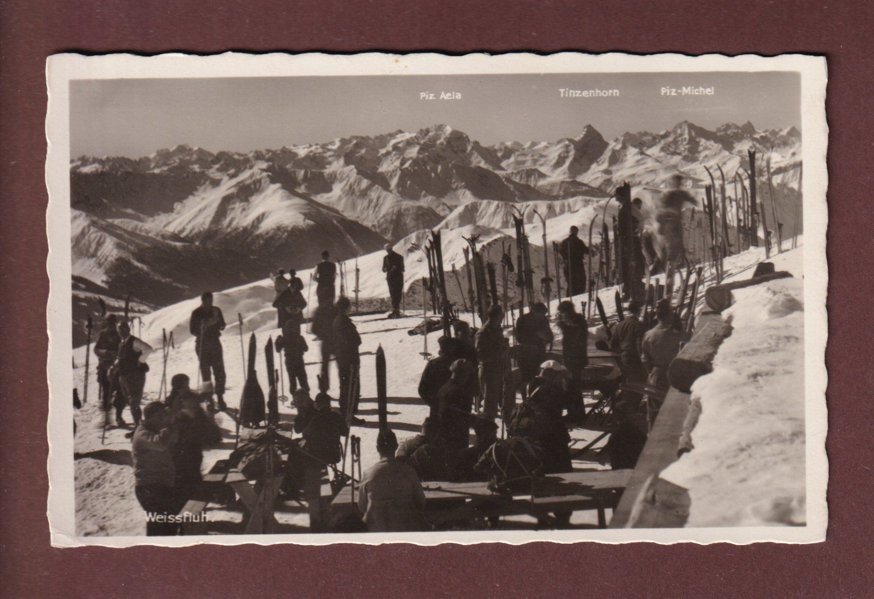 Ansichtskarten: WEISSFLUH - Leute - 1946 – Gebraucht aus Pully von nicecards-shop