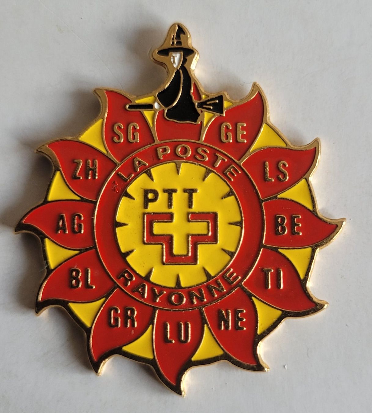 Placchette & Badge: Pin PTT Rayon diverse Gebiete – Usato da Rorschach venduto da gloeggli1980