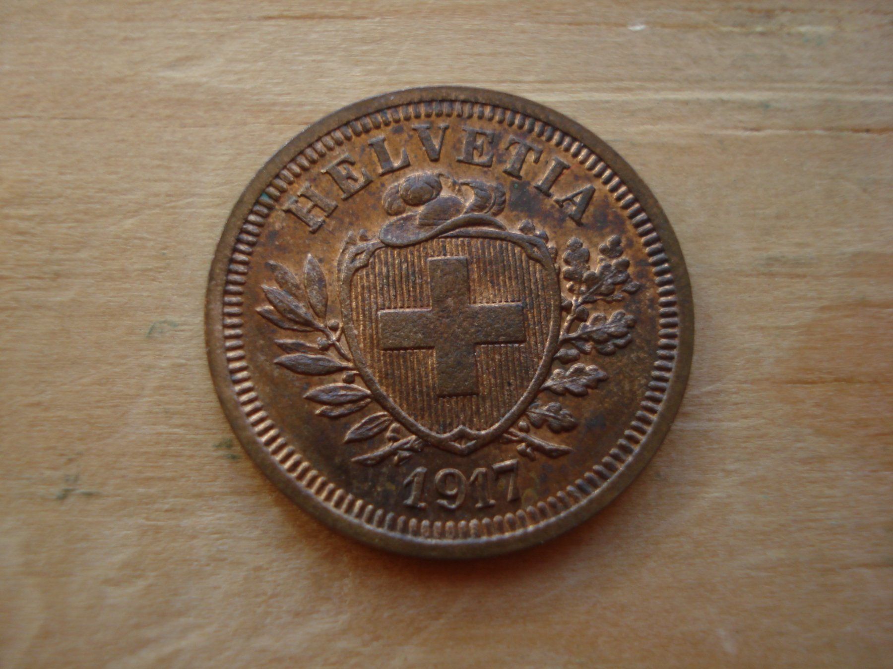 Tutti le monete: (Z2) 1 Rappen 1917 UNZ – Usato da Erlach venduto da Net-Coins