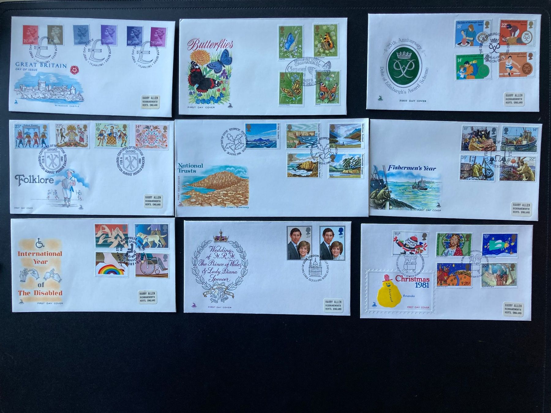 Tutti i francobolli: FDC Serie Grossbritannien 1981 komplett ! – Nuovo (secondo la descrizione) da Niederurnen venduto da Alpineyeti