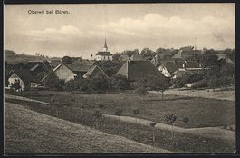 Oberwil bei Büren, Ortspartie mit Kirch