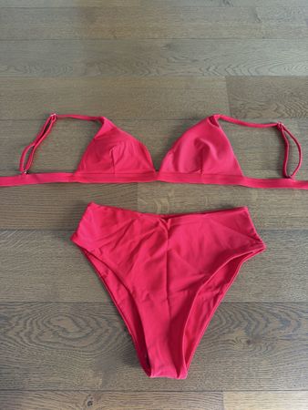Bikini rot High Waist Set Grösse S Neu