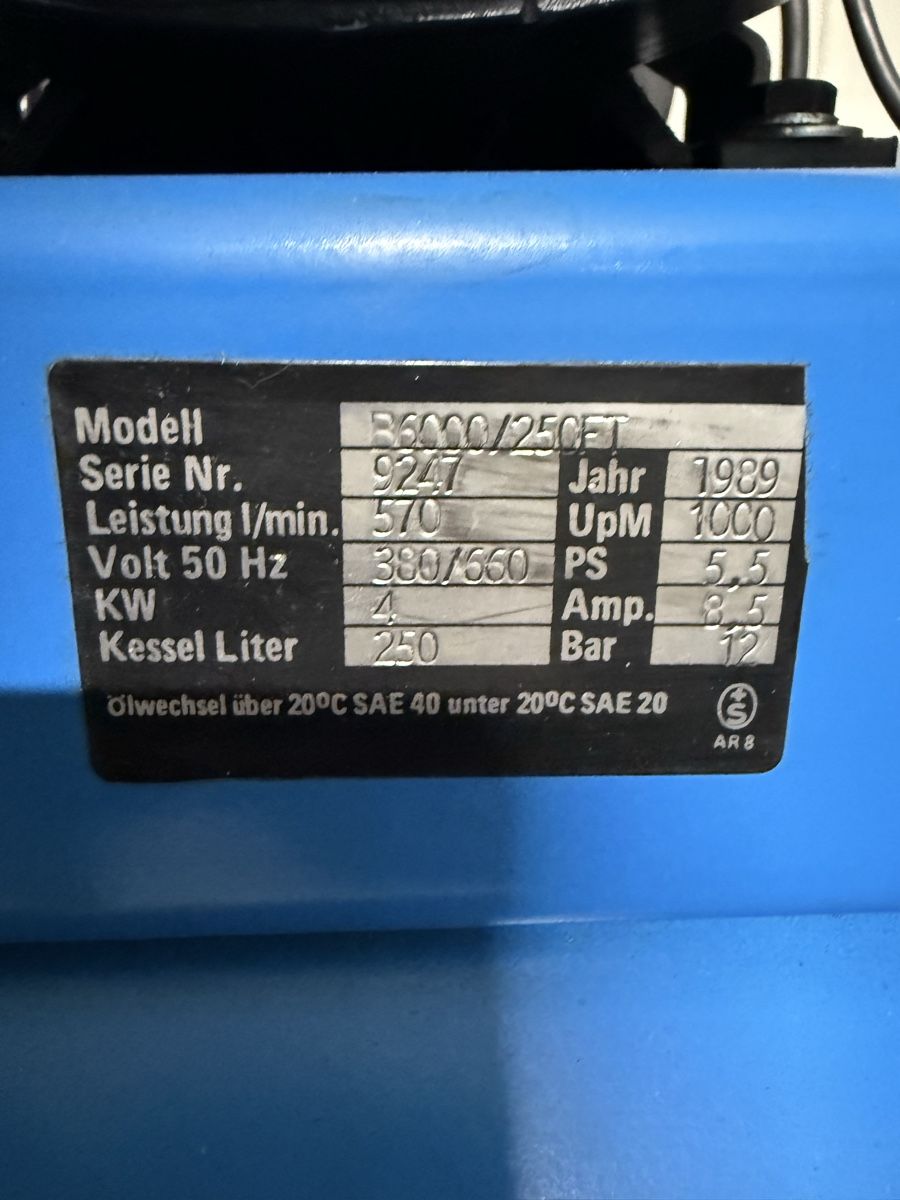 Abac Kompressoren: Kompressor ABAC LT 250 HP5.5 – Gebraucht aus Bettlach von mehr86 4