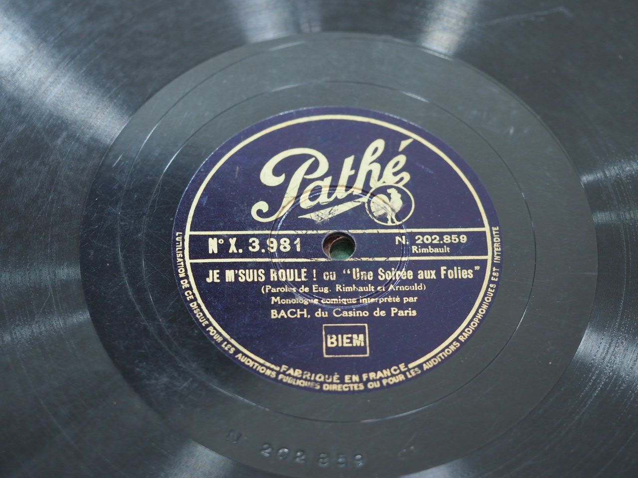 Dischi in vinile: DISQUES 78 TOURS – Usato da Lausanne venduto da Leag 6
