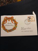 Lettre de Noël Liechtenstein 1993 avec timbre rare!