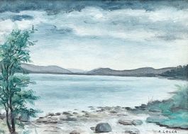 PEINTRE NEUCHÂTELOIS _ Albert Locca - Lac de Joux