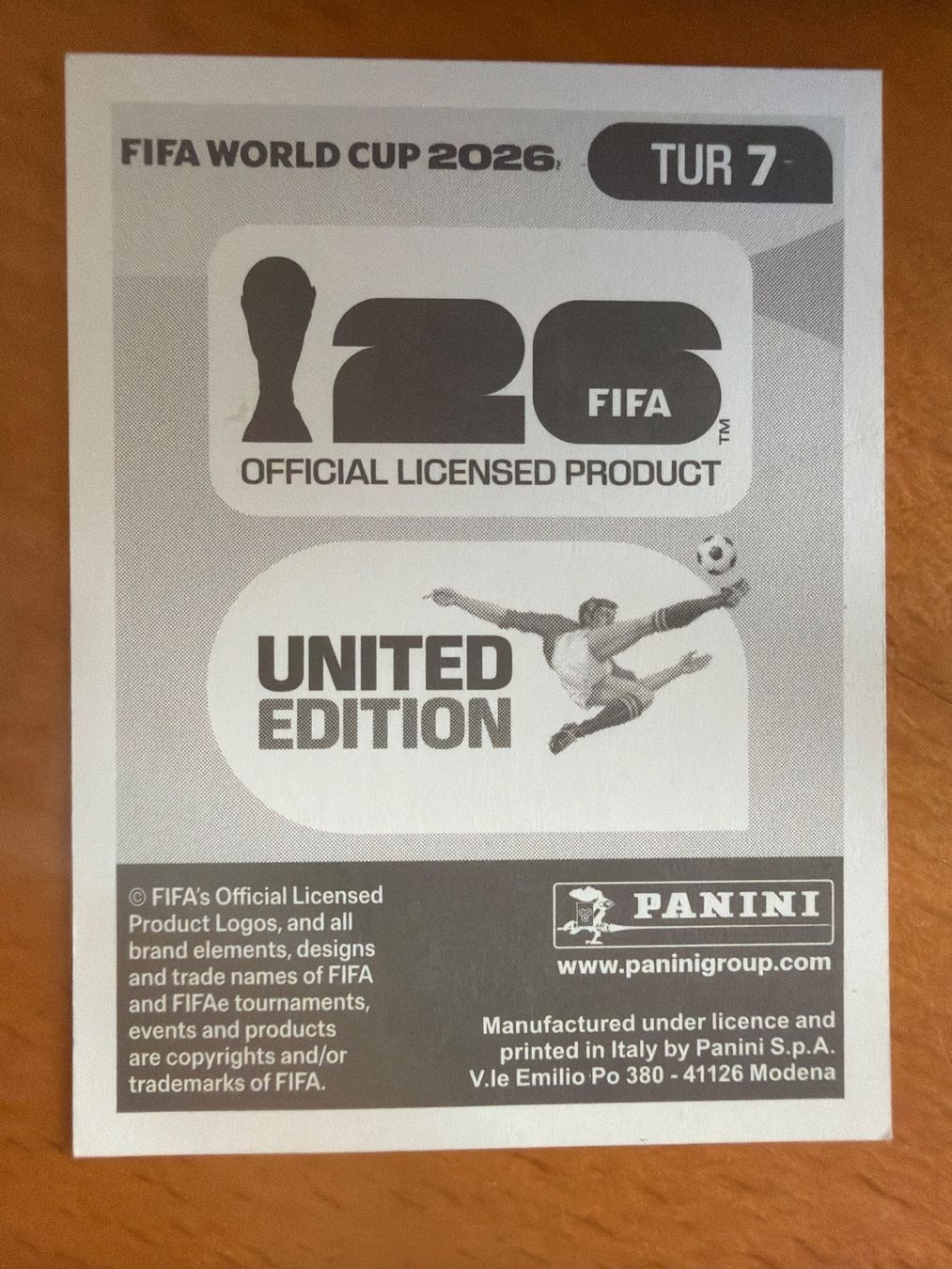 Panini Sammelbilder & Trading cards: Panini TUR7 – Neu (gemäss Beschreibung) aus Susten von Rechnun 1