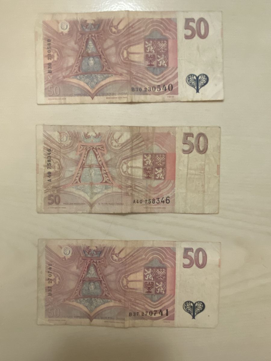 Banconote: 3 x 50 Kronen Tschechien – Usato da Muralto venduto da Alex1912 1