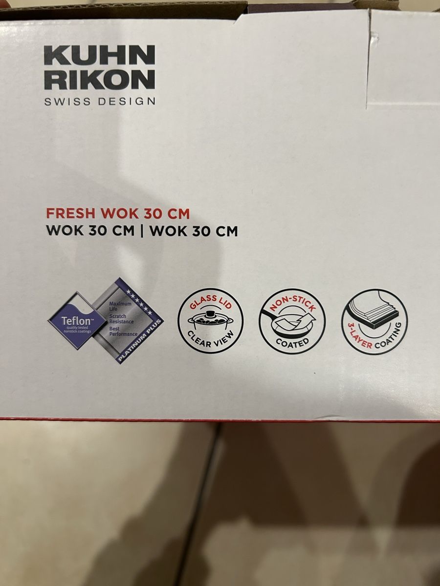 Kuhn Padelle: Kuhn Rikon Wok – Nuovo e nell'imballaggio originale da Gamprin venduto da chocoly03 3