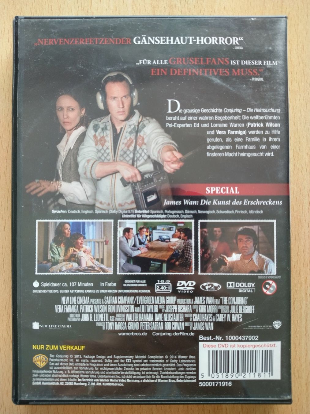 Tutti i DVDs: Conjuring - Die Heimsuchung – Usato da Jona venduto da Argus36 1