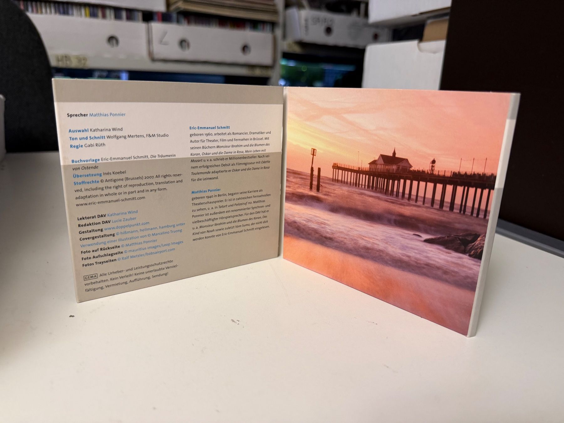 Audiolibri: Eric Emmanuel Schmitt - Die Träumerin von Ostende - HG41D – Usato da Küsnacht ZH venduto da JazzRecords 2