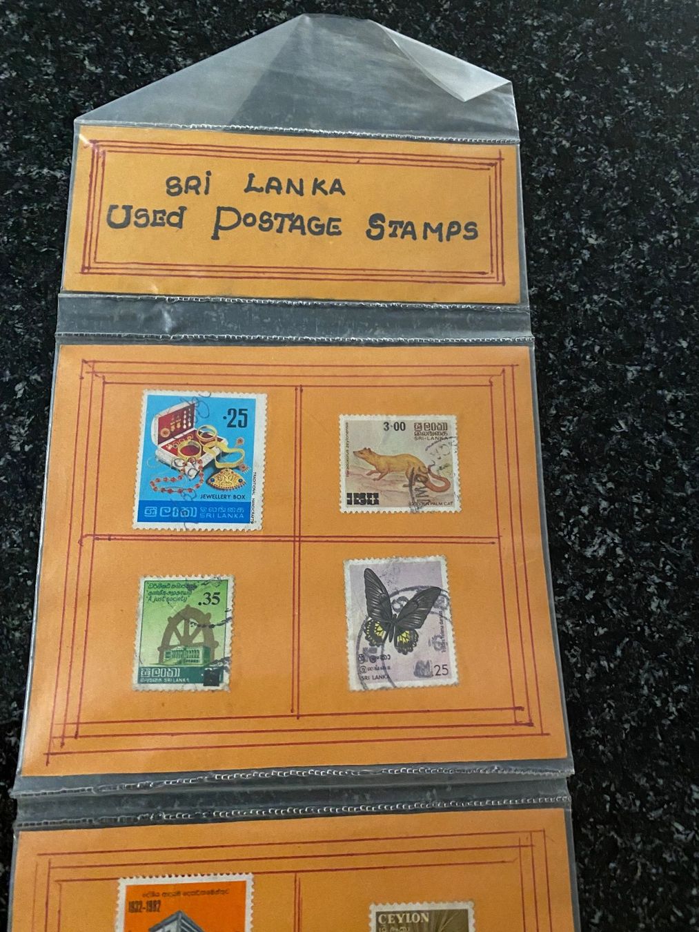 Tutti i francobolli: Kleine Briefmarken-Sammlung Sri Lanka – Usato da Bätterkinden venduto da Albera 1