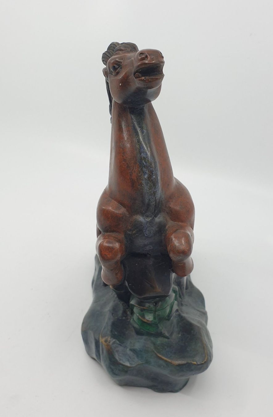 Skulpturen & Statuen: Signiertes Pferd China oder Japan, Bronze oder Messing – Gebraucht aus Emmen von Brockofsky 3