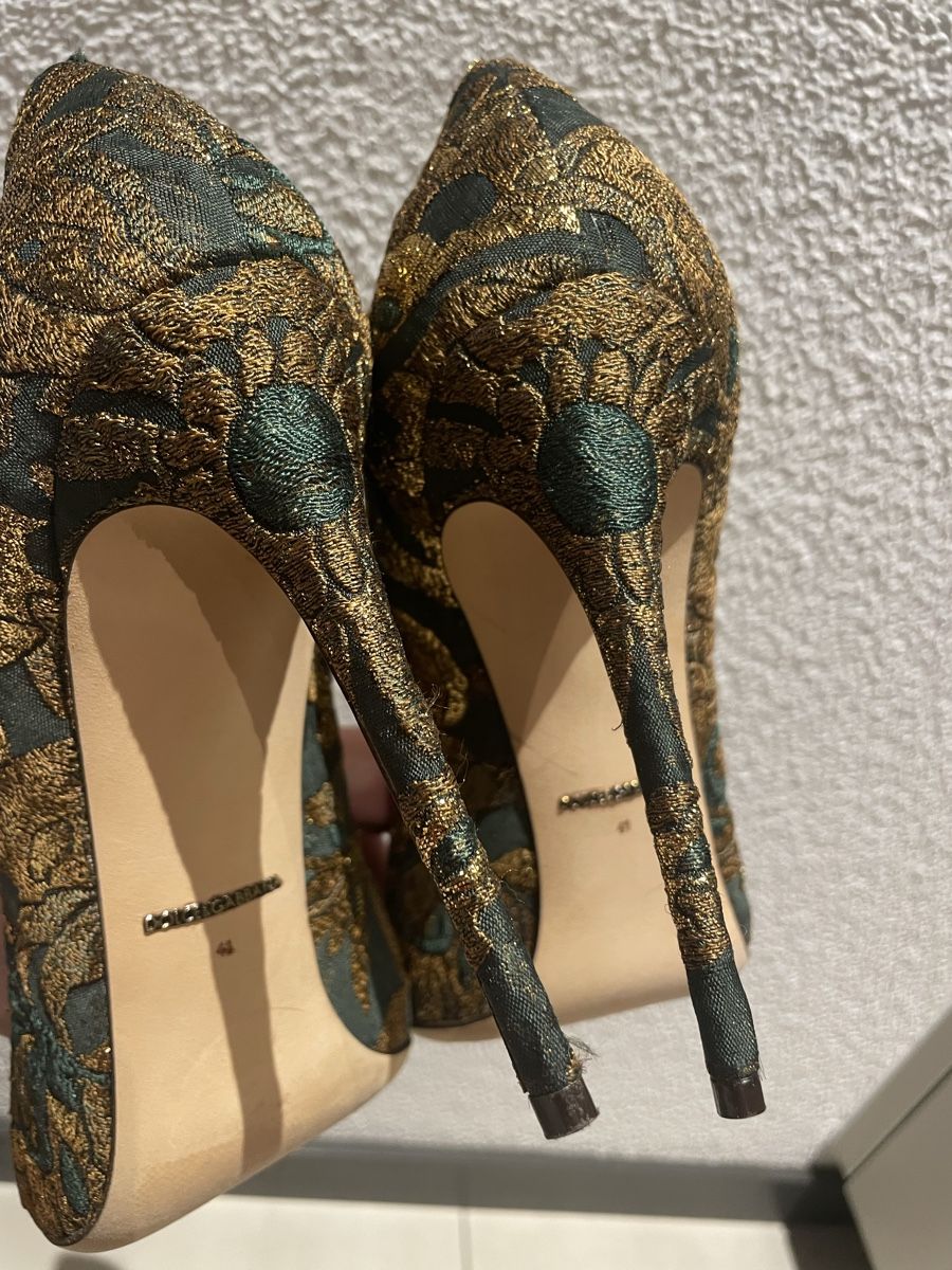 Dolce & Gabbana Scarpe da donna: Dolce & Gabbana heels, gold pattern, size 40 – Nuovo (secondo la descrizione) da Zürich venduto da Nat1978 6