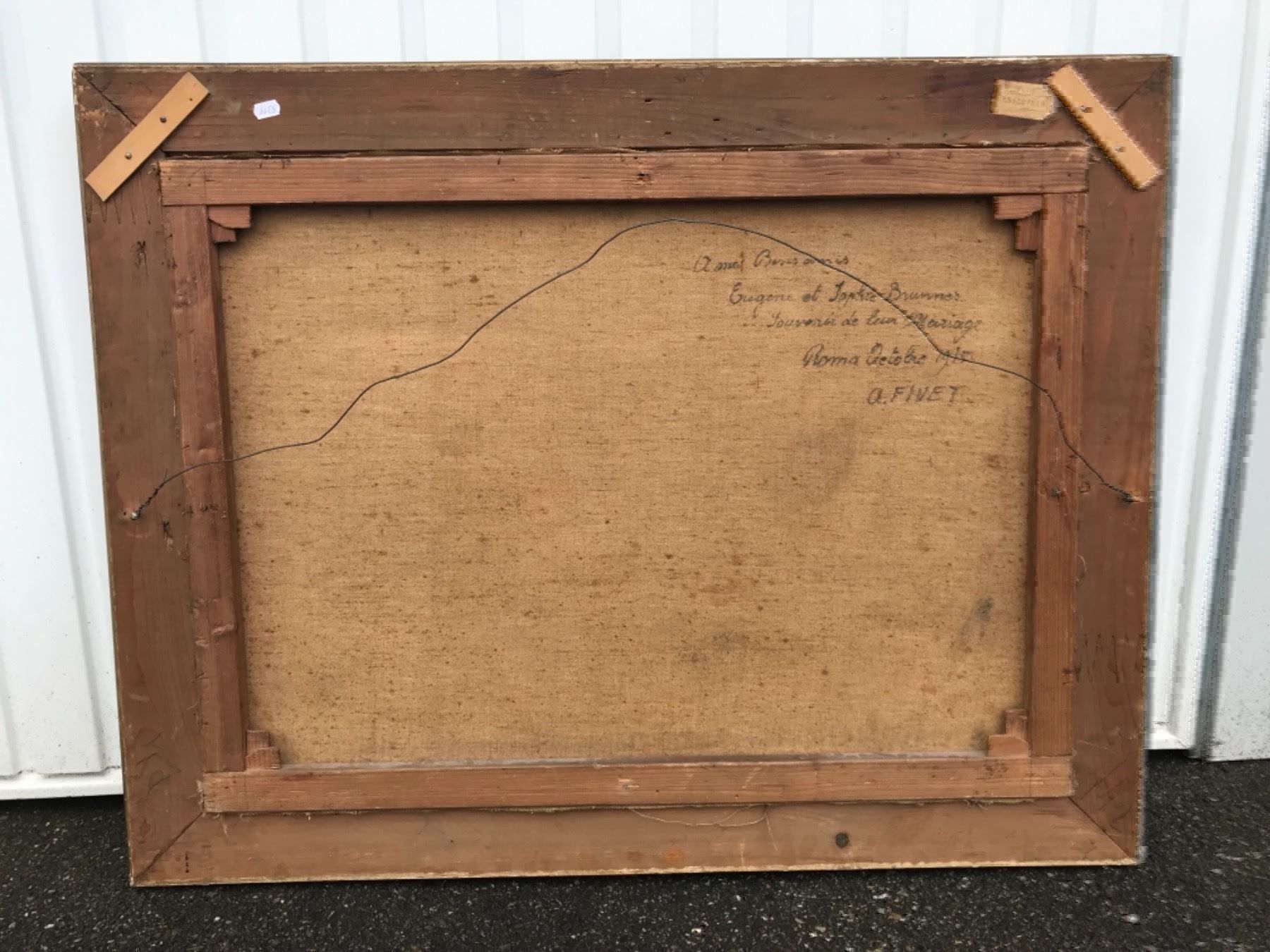 Gemälde: Ölgemälde Galante Szene A. Fivet 1915 – Gebraucht aus Rünenberg von Fendi02 4
