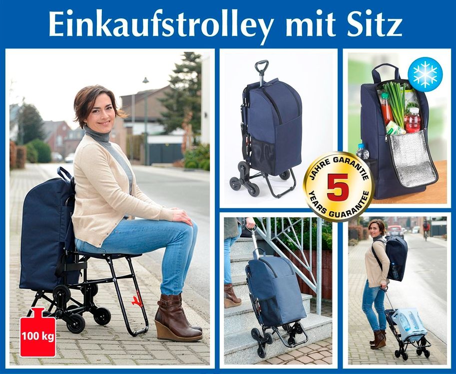 Einkaufstrolley Treppensteiger Stiftung Warentest