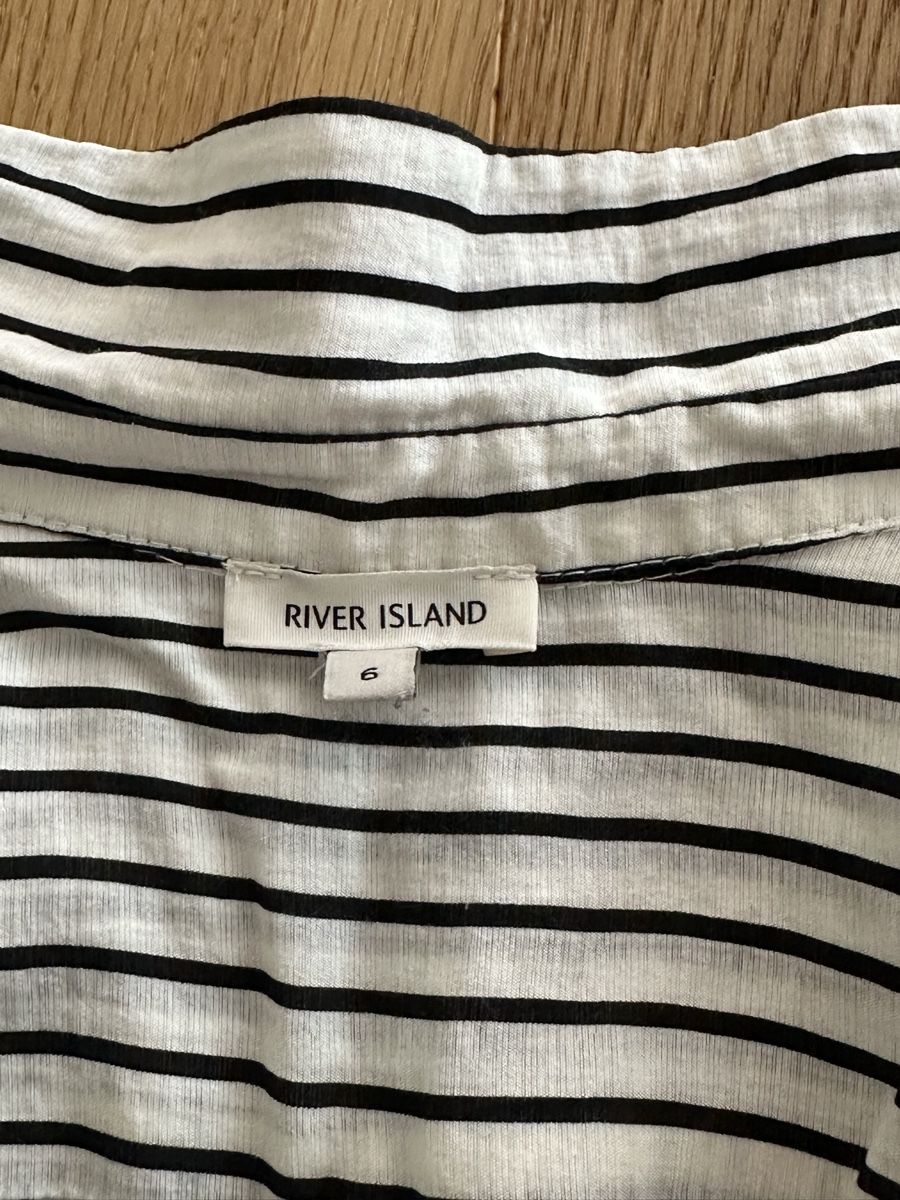 Camicette: River Island Bluse, Gr. 32, Sommerbluse gestreift, Top – Usato da Muri AG venduto da LON2o11 3