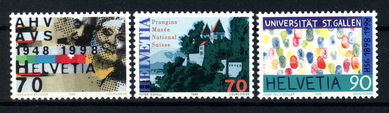 Alle Briefmarken: 1998, Sonderpostmarken ** – Neu (gemäss Beschreibung) aus Willisau von Vollstempel
