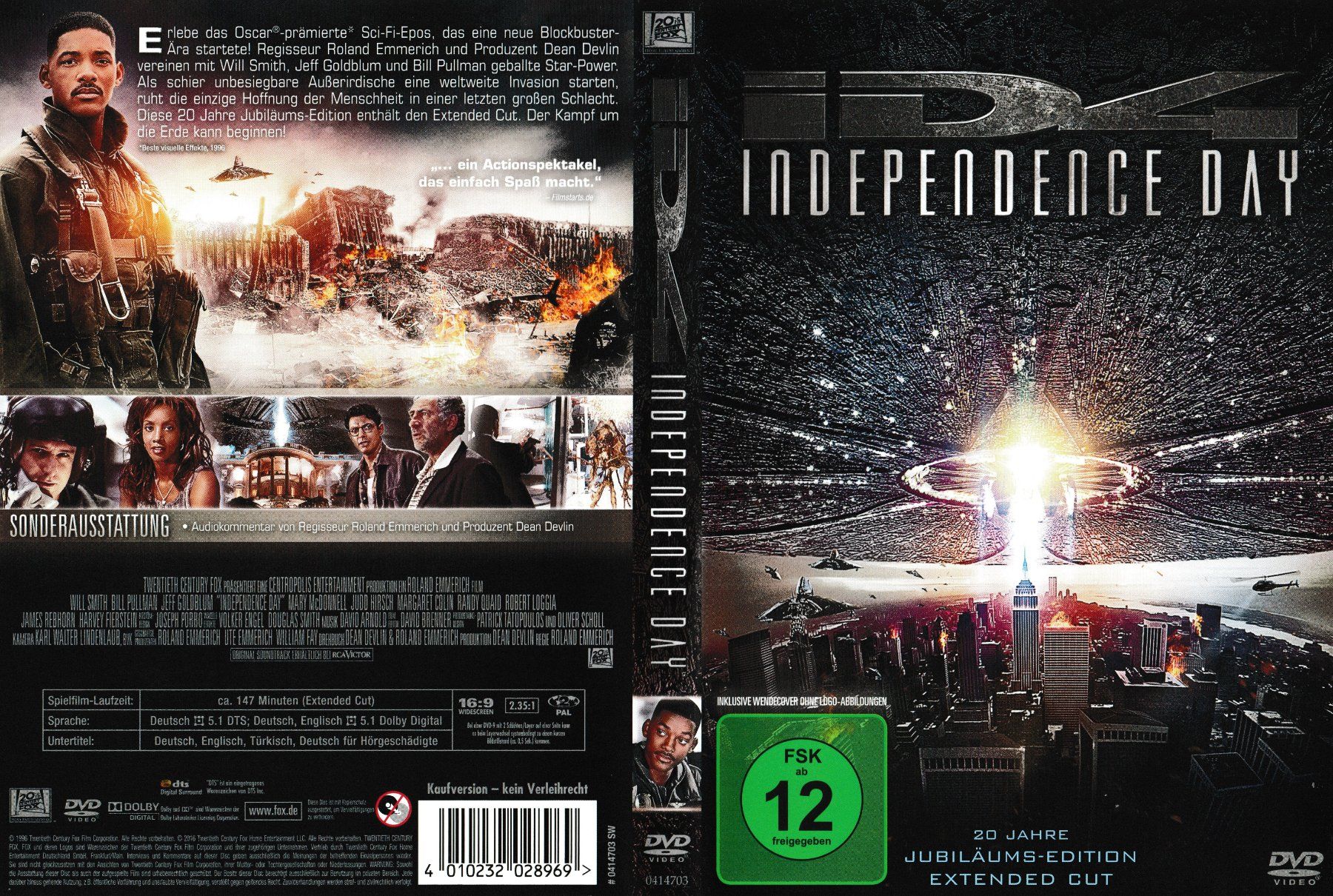 Tutti i DVDs: DVD - Independence Day – Usato da Langnau am Albis venduto da MediaRescuerKeLoX