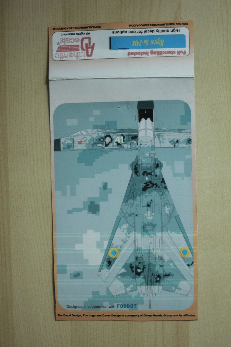 Kits de montage: Decals 1/72 - Digital Su-24M, von Authentic Decals – Neuf (Voir description) à Koppigen par F4Fan 2