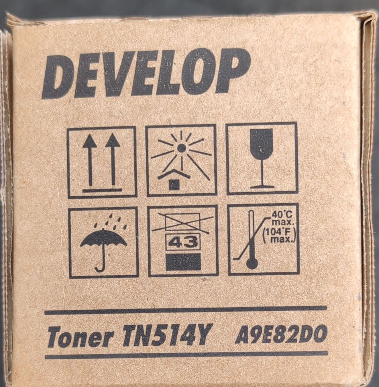Druckerpatronen & Toner:  DEVELOP Toner TN514Y A9E82DO gelb OVP – Neu (gemäss Beschreibung) aus Uster von Anashorn