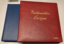 2 schwere Vordruckalben 'WEIHNACHTEN'