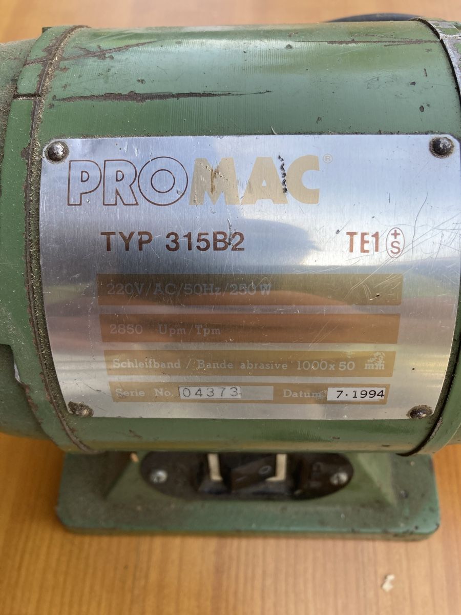Promac Smerigliatrici & Lucidatrici: Schleifmaschiene – Difettoso da Rüderswil venduto da xander10 1
