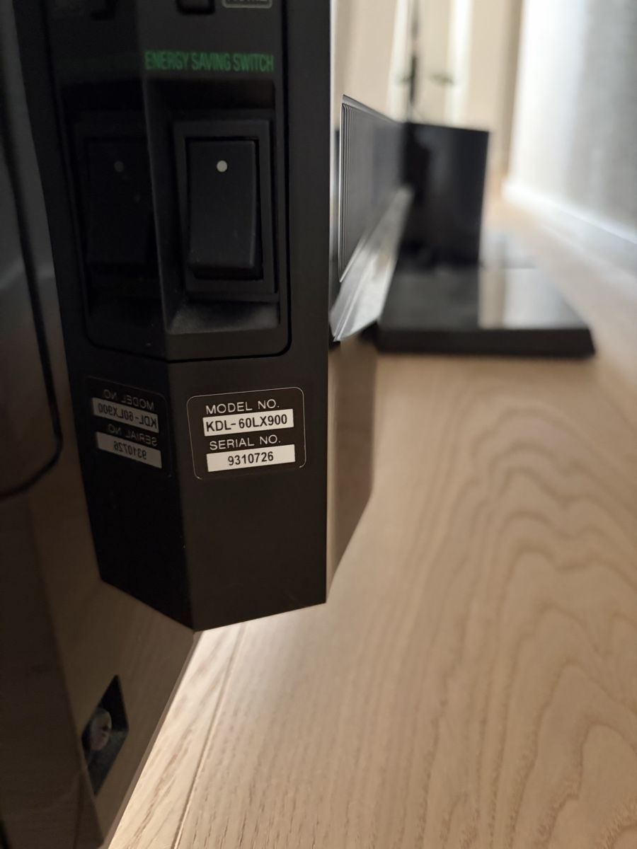Sony Televisori: Sony Full HD TV KDL-60LX900 – Usato da Zumikon venduto da Simoes93 5