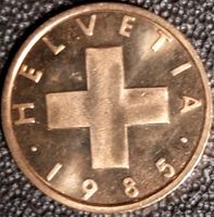 1 Rappen 1985 stgl. / aus Münzsatz