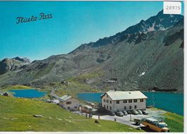 Flüelapass mit Postauto