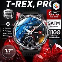Montre connectée T-Rex Pro GPS, 5ATM Étanche, 1100mAh 🇫🇷