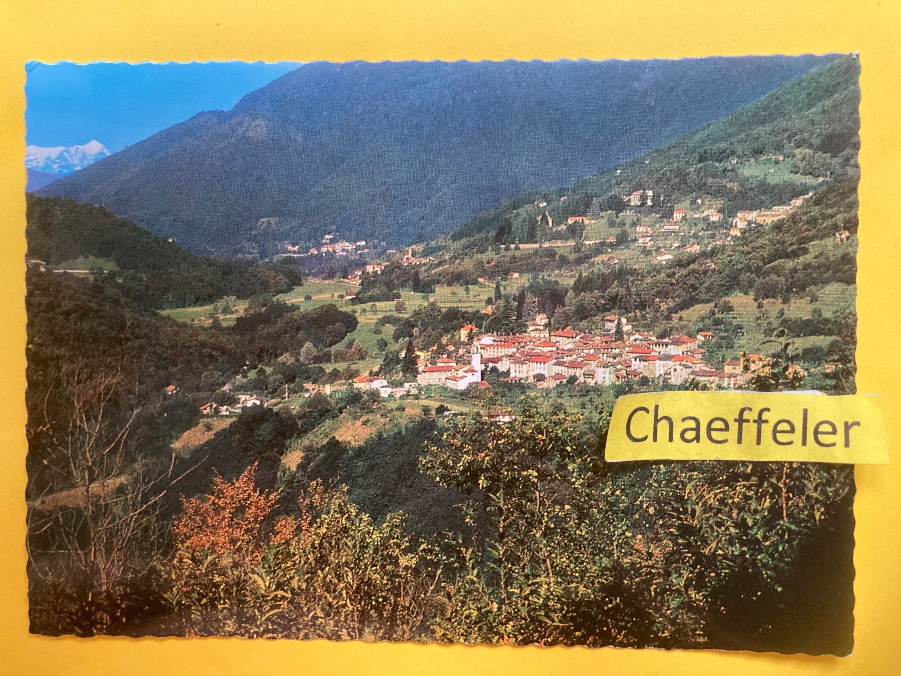 Cartes postales: Curio, Malcantone TI – D'occasion à Zürich par Chaeffeler