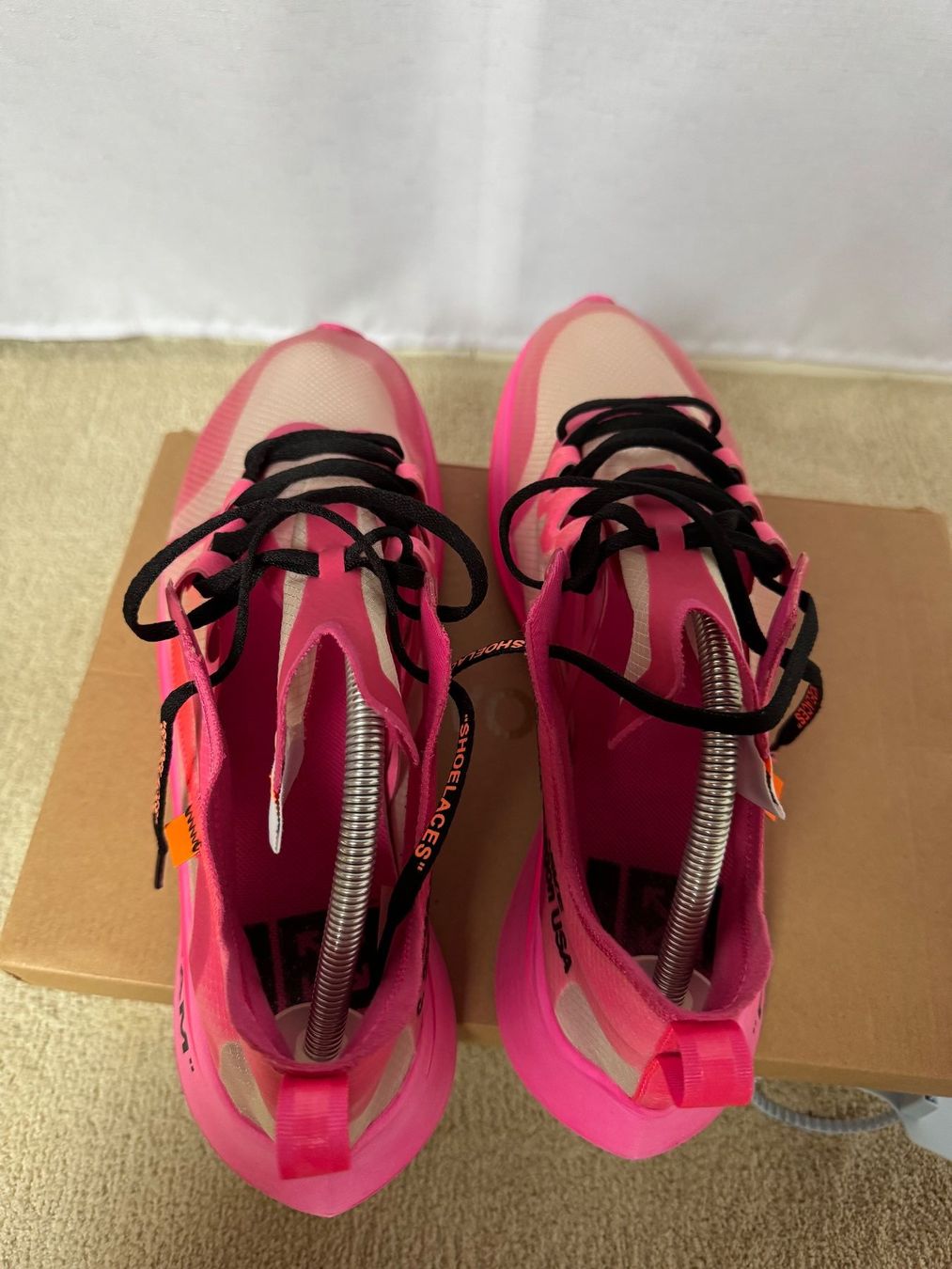 Off-White Scarpe da uomo: Nike Zoom Fly Off White Pink – Usato da Visperterminen venduto da lgresell 4