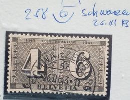 K3)  258, ET Vollstempel Kt.  35.-++