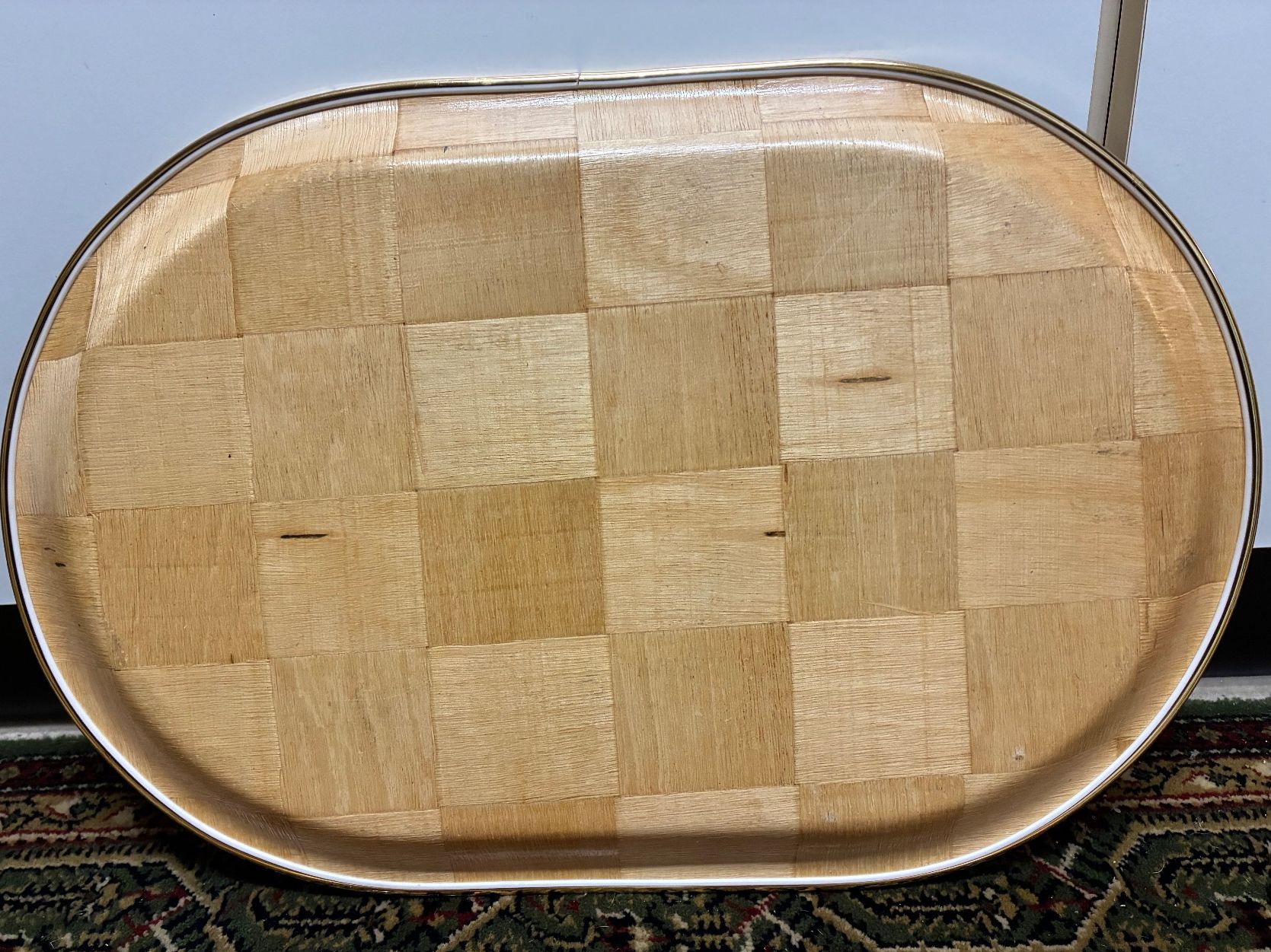 Piatti di portata: Serviertablett mit Untersätzen Vintage – Usato da Horw venduto da adler65 5