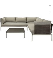 Lounge Samporia Braun Rattan/Stahl/Kunstharz 240 cm 75 cm