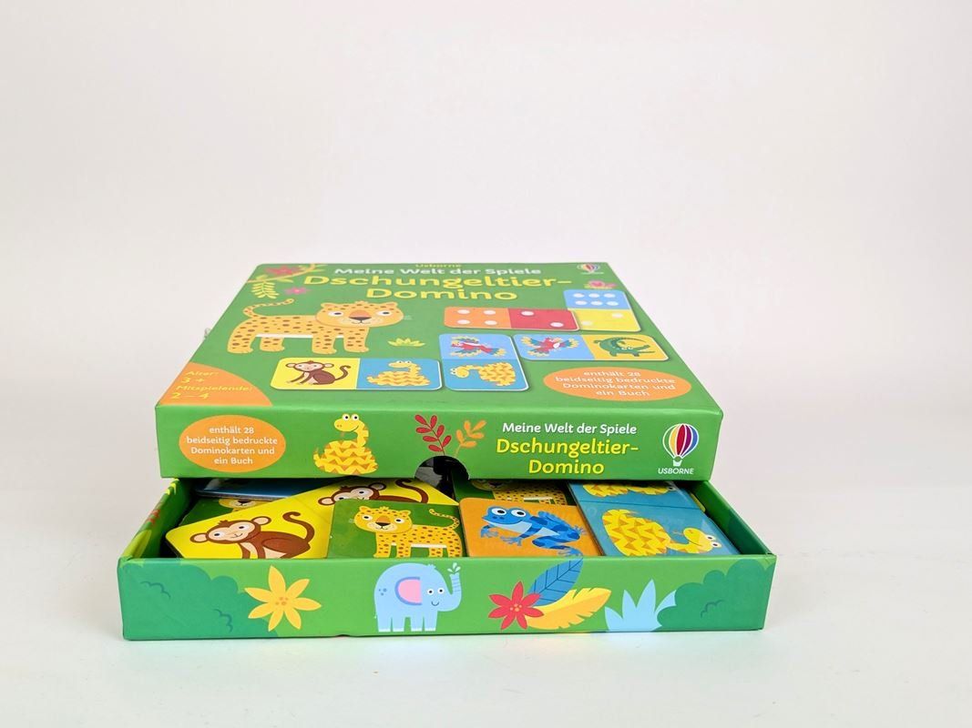 Spiele: USBORNE Dschungeltier-Domino – Neu (gemäss Beschreibung) aus Thun von Restwert_Thun 1