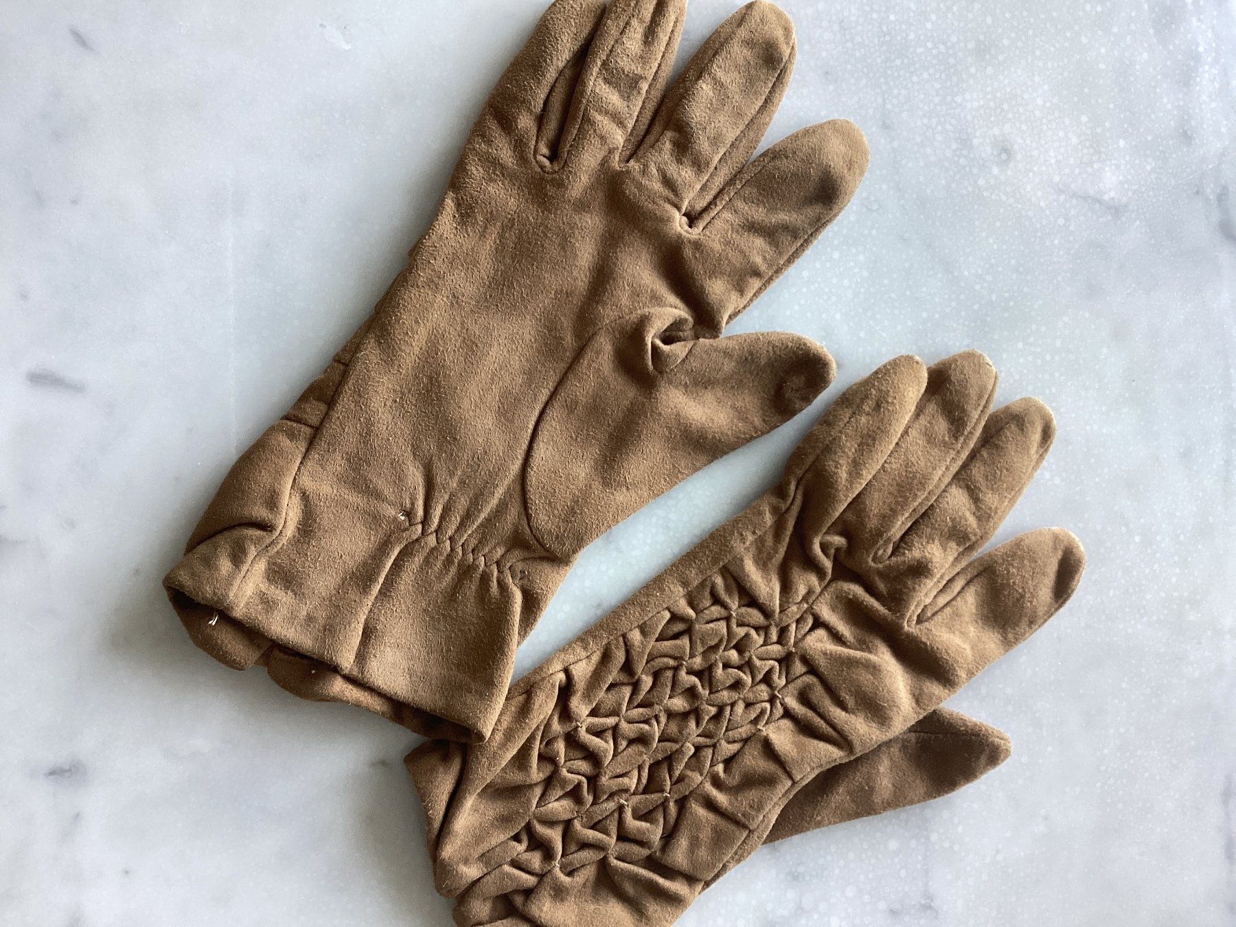 Guanti & manicotti: Elegante WILDLEDER HANDSCHUHE Gr. S – Nuovo (secondo la descrizione) da Nänikon venduto da rmw24 1