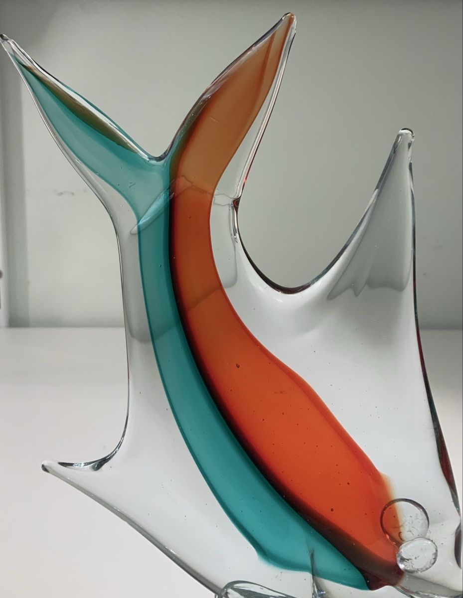 Murano Statuette: Poisson en verre de Murano – Usato da rolle venduto da Tontonjulot 6