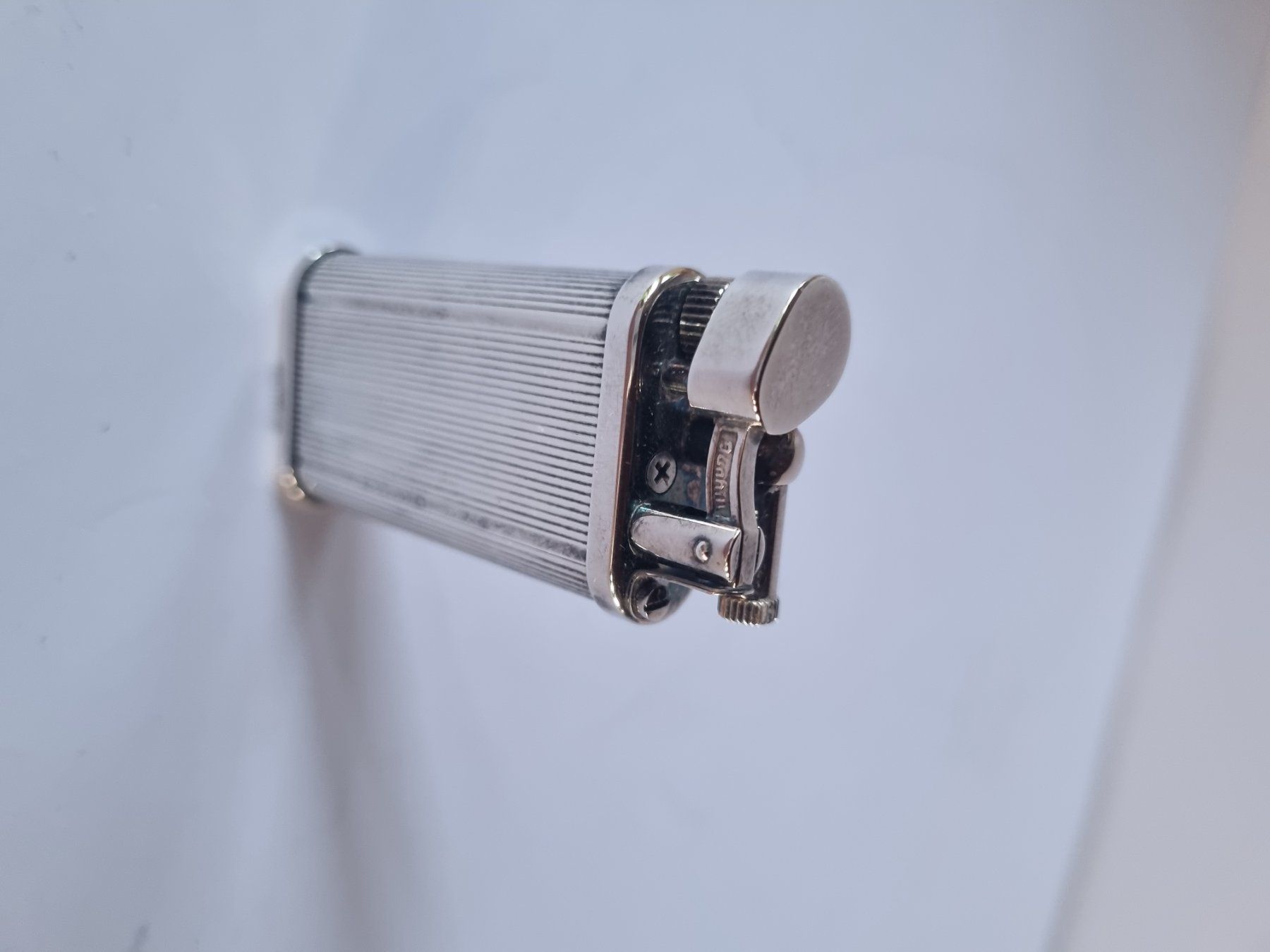 Dunhill Accendini: Briquet Dunhill, made in england, argent – Usato da Choëx venduto da aru_vs6m 4