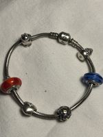Pandora Armband mit sechs Charms