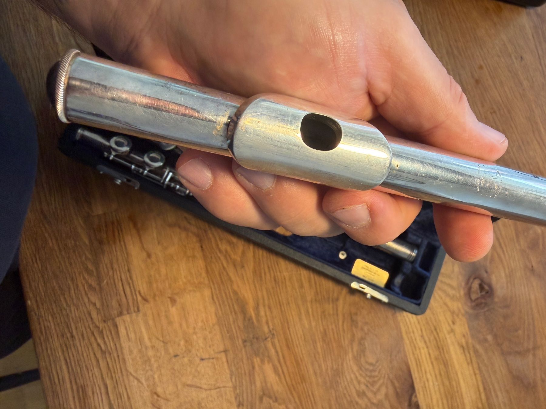 Strumenti musicali: Querflöte R.M.C  R.eunoldi   inkl. Koffer – Usato da Niederhasli venduto da swissbrocki 4