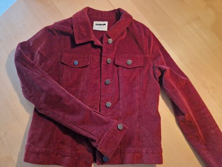 Cordjacke rostorange