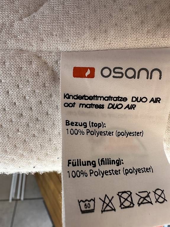 Materassi: Osann Kinderbettmatratze – Usato da Zunzgen venduto da bettina85 1