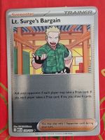 Lt. Surge's Bargain - Reverse Holo Pokemon Mega Evolution