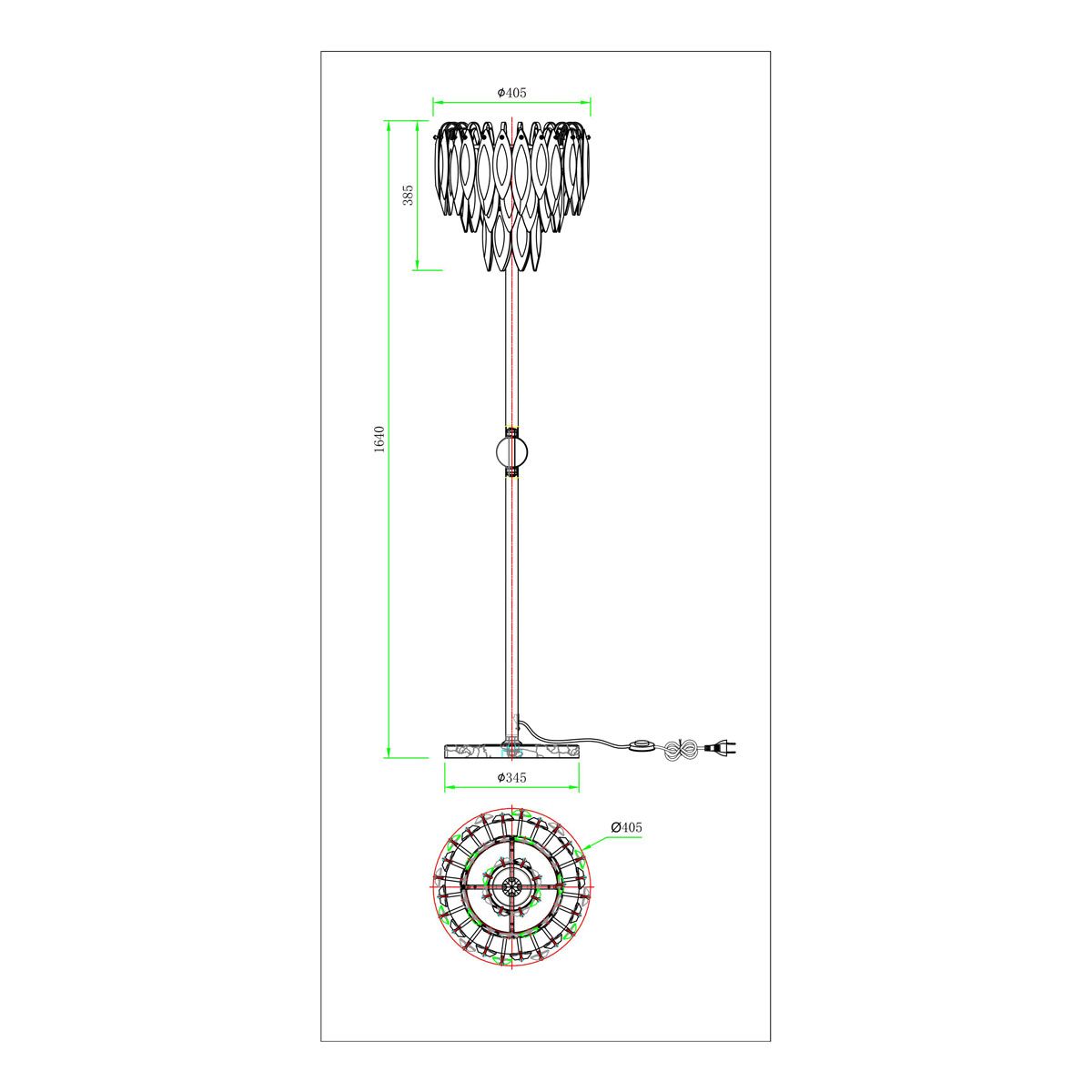 Lampade: Stehleuchte, Kristall, 165 cm Höhe – Nuovo (secondo la descrizione) da Kreuzlingen venduto da Smart-Light 9